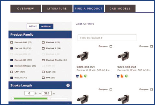 Try our linear motioneering tool.